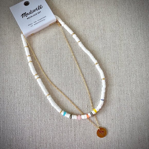 Madewell NWT Beachfind Necklace Set - Picture 3 of 7